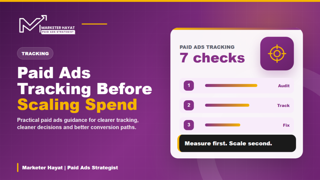 paid ads tracking guide by Marketer Hayat